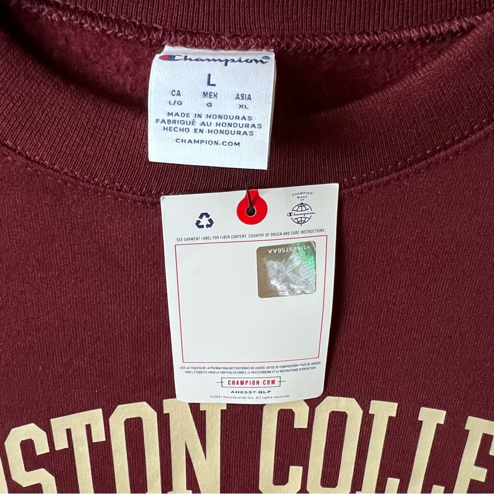 Champion Red Crewneck Sweater - Picture 3 of 7